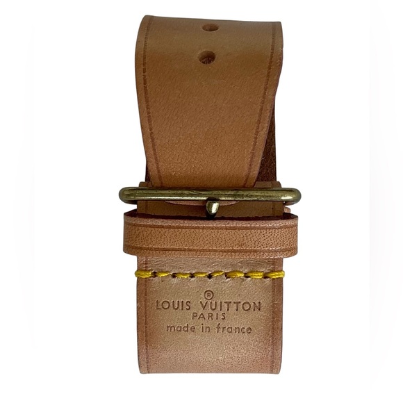 Louis Vuitton Vachetta Poignet Leather Strap Holder Luggage Handle